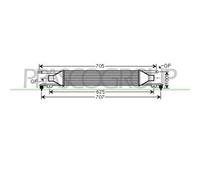 Intercooler Per OPEL/VAUXHALL CORSA D Dal 2006 Al 2011 OP034N002 55702194