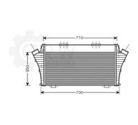 Intercooler Per Opel Vauxhall Vectra C GTS 3.0 V6 CDTi