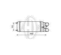 Intercooler Per Peugeot 207 CC WD_ WA_ WC_ WK_ Citroën DS3 Cabriolet