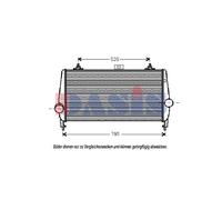 Intercooler per Peugeot 407 Sw 6E 6C 9D 9U Citroën C6 Td C5 III Break