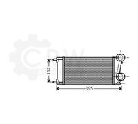 Intercooler Per Peugeot Citroën Berlingo Kasten 308 B7 1.6 HDI 110