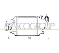 Intercooler per RENAULT CLIO THALIA
