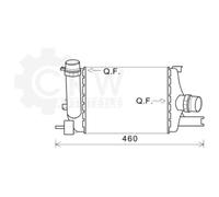 Intercooler Per Renault Dacia Clio IV Grandtour 1.2 TCe 125 1.5 dCi 90