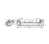 Intercooler Per Renault Megane Dal 2008 Al 2012 Rn424n002 144960006r