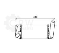 Intercooler per Toyota Corolla Berlina Auris E150_