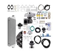Intercooler per turbo Misura Per Civic D15 D16 1.5L 1.6L T3 T4 Turbo Caricatore Intercooler BOV Kit Turbocompressore