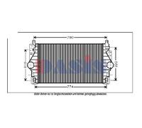 AKS DASIS 047010N Intercooler