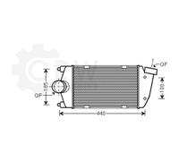Intercooler Porsche 911 Cabriolet 997 3.8 Turbo 3.6 GT2 RS 325x220