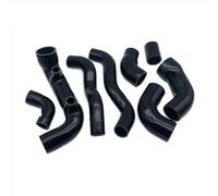 Intercooler Radiatore Connettore Ricambio Aspirazione Aria Tubo In Silicone Per Fiat Per Uno Turbo Vale A Dire 1.3 MK1 Kit Tubo Flessibile In Silicone Tubo Aspirazione Aria(Nero)