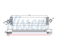 Intercooler Raffreddato ad Aria Alluminio Adatto A per Ford C-Max II Grand