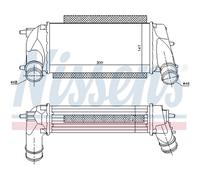 Intercooler Raffreddato ad Aria Alluminio Adatto A per Ford Fiesta VI B - Max