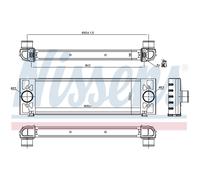 Intercooler Raffreddato ad Aria Alluminio Adatto A per Ford Transit Bus Fd _ Fb