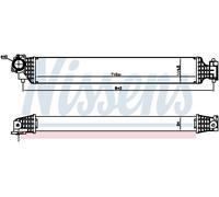 Intercooler Raffreddato ad Aria Alluminio Adatto A per Honda Civic X Hatchback