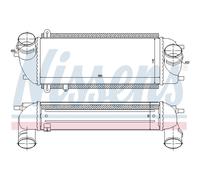 Intercooler Raffreddato ad Aria Alluminio Adatto A per Kia Sorento II XM DM