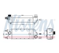 Intercooler Raffreddato ad Aria Alluminio Adatto A per Lancia Ypsilon 312_