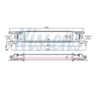 Intercooler Raffreddato ad Aria Alluminio Adatto A per Opel Corsa D S07 Van