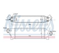 Intercooler Raffreddato ad Aria Alluminio Adatto per Ford Transit Bus Fd _ Fb _