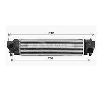 Intercooler Raffreddato ad Aria Alluminio per BMW 2 Active Tourer F45 X1 F48 F46