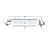 Intercooler Raffreddato ad Aria Alluminio per Opel Mokka / Mokka X J13 Trax