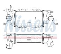 Intercooler Raffreddato ad Aria Alluminio per Opel Vectra B Caravan 31_J96 38_