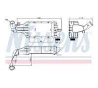 NISSENS 96789 Intercooler