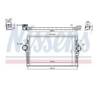 NISSENS 96692 Intercooler