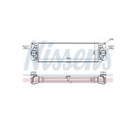 Intercooler Scambiatore Radiatore NISSENS Per VW Crafter 30-35 30-50