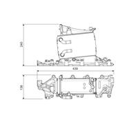 Intercooler Scambiatore Radiatore Per Il VW Audi Skoda 04L129711AD 04L129711H