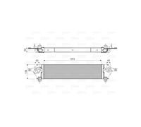 Intercooler Scambiatore Radiatore Per NISSAN Qashqai +2 I Van 14461-BB30A
