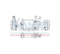 Intercooler Scambiatore Radiatore Per NISSENS Fiat Panda 46823259