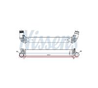 Intercooler Scambiatore Radiatore Per NISSENS VW Polo Audi A1 2Q0145805A
