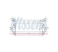Intercooler Scambiatore Radiatore per Peugeot Fiat Citroën Lancia 0384.E7