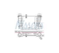 Intercooler Scambiatore Radiatore Per Renault Clio III Modus 144618748R