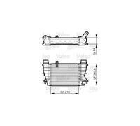 Intercooler Scambiatore Radiatore Per Renault Clio III Modus 144618748R