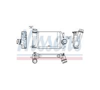 Intercooler Scambiatore Radiatore Scambio Raffreddamento NISSENS