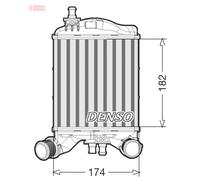 Intercooler Sx per ABARTH 500 / 595 / 695