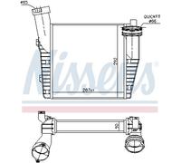 Intercooler Sx per AUDI PORSCHE VW CAYENNE Q7 TOUAREG