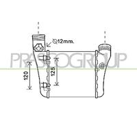 Intercooler Per Audi A4 B7, A4 B7 Avant E A4 B7 Cabriolet, Seat Exeo E Exeo St