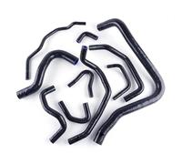 Intercooler Tubo Flessibile Accessori per Auto Kit Tubi Flessibili in Silicone per Liquido di Raffreddamento Radiatore per Accord CB7 MK4 2.0 2.2 1990-1993(Black)