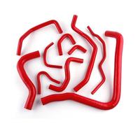 Intercooler Tubo Flessibile Kit Tubi Flessibili in Silicone per Radiatore E Liquido di Raffreddamento per Accord CB7 MK4 2.0 2.2 1990 1991 1992 1993(Red)