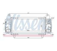 Intercooler Turbo-Cooler LLC Nissens per Audi A2 8Z0