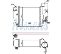 Intercooler Turbo-Cooler LLC Nissens per Audi A6 Allroad 4FH C6 4F5 4F2