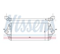 Intercooler Turbo-Cooler LLC Nissens per Fiat Scudo Combinato 220P Ulysse 220