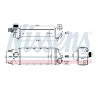 Intercooler Turbo-Cooler LLC Nissens per Lancia Ypsilon 312_