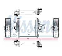 Intercooler Turbo-Cooler LLC Nissens per Land Rover Range LG L405 Lw _
