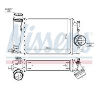 Intercooler Turbo-Cooler LLC Nissens per Nissan Qashqai II J11 J11_ ,