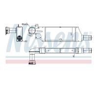 Intercooler Turbo-Cooler LLC Nissens per Opel Corsa C F08 F68 Combinato Tour