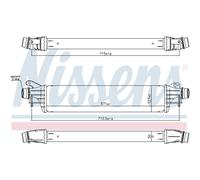 Intercooler Turbo-Cooler LLC Nissens per Opel Corsa E
