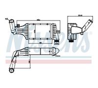 Intercooler NISSENS 96788