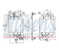 Intercooler Turbo-Cooler LLC Nissens per Renault Clio II BB _ CB _ SB0/1/2_